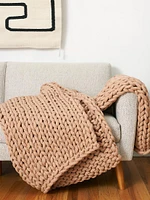 Tree Napper Knit Weighted Blanket