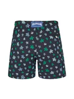 Micro Ronde Des Tortues Embroidered Swim Trunks