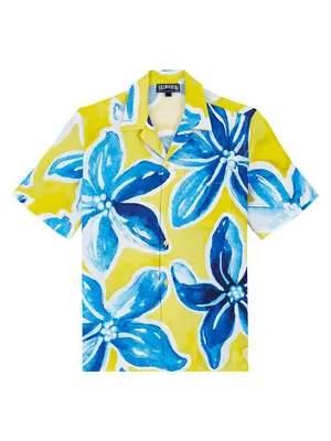 Raia Floral Button-Front Shirt