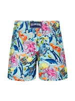 Fisherman Graphic Swim Shorts