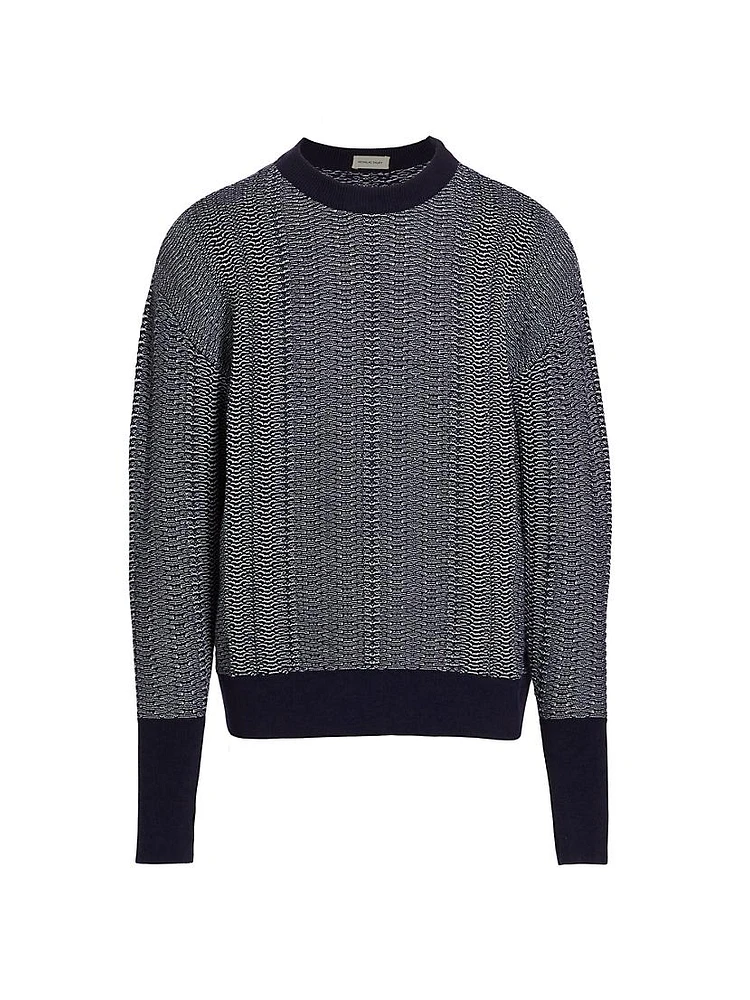 Jacquard Wool Sweater