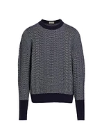 Jacquard Wool Sweater