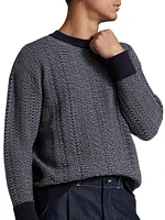 Jacquard Wool Sweater