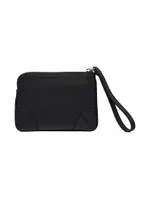 Mini Aren Leather Flat Pouch