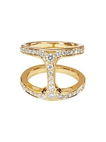 Dame Phantom 18K Yellow Gold & 0.65 TCW Diamond Ring