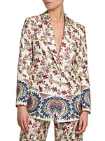 Silk Berry Blazer