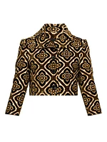 Tapestry Cropped Jacket