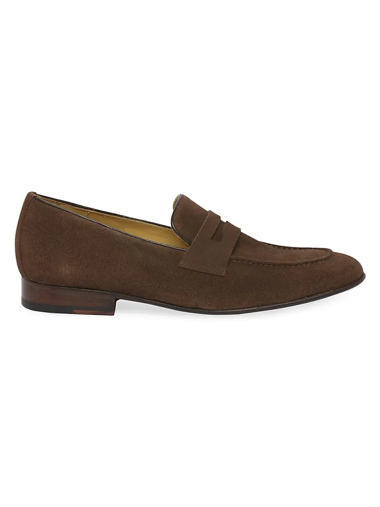 Pompei Suede Penny Loafers