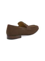 Pompei Suede Penny Loafers