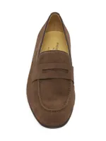 Pompei Suede Penny Loafers