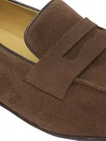 Pompei Suede Penny Loafers