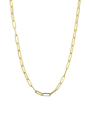 14K Yellow Gold Venice Link Choker