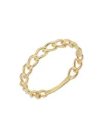 14K Yellow Gold 1956 Dainty Curb Link Ring