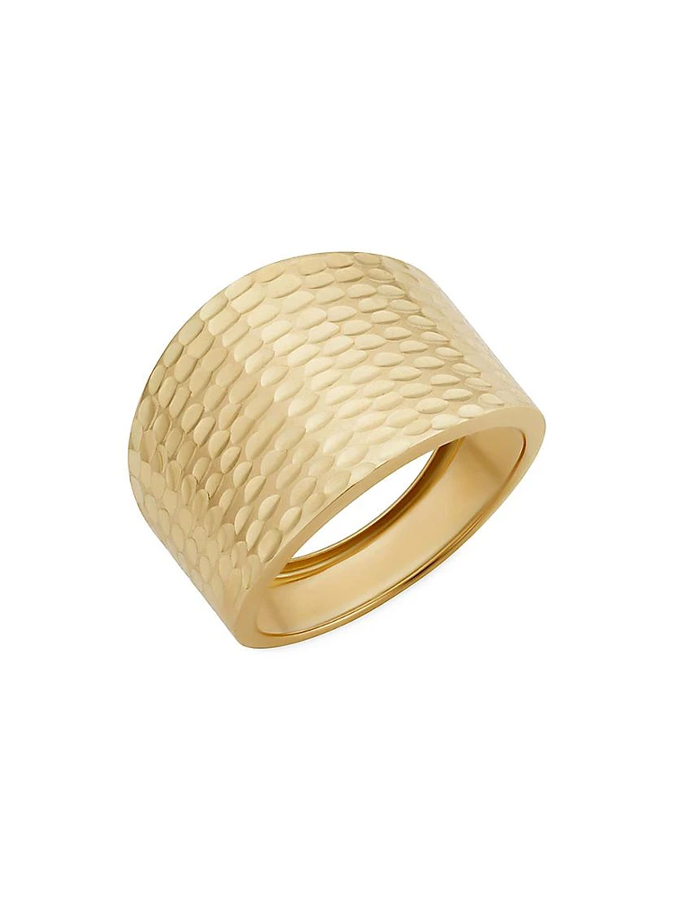 14K Yellow Gold Mid-Century Band Ring