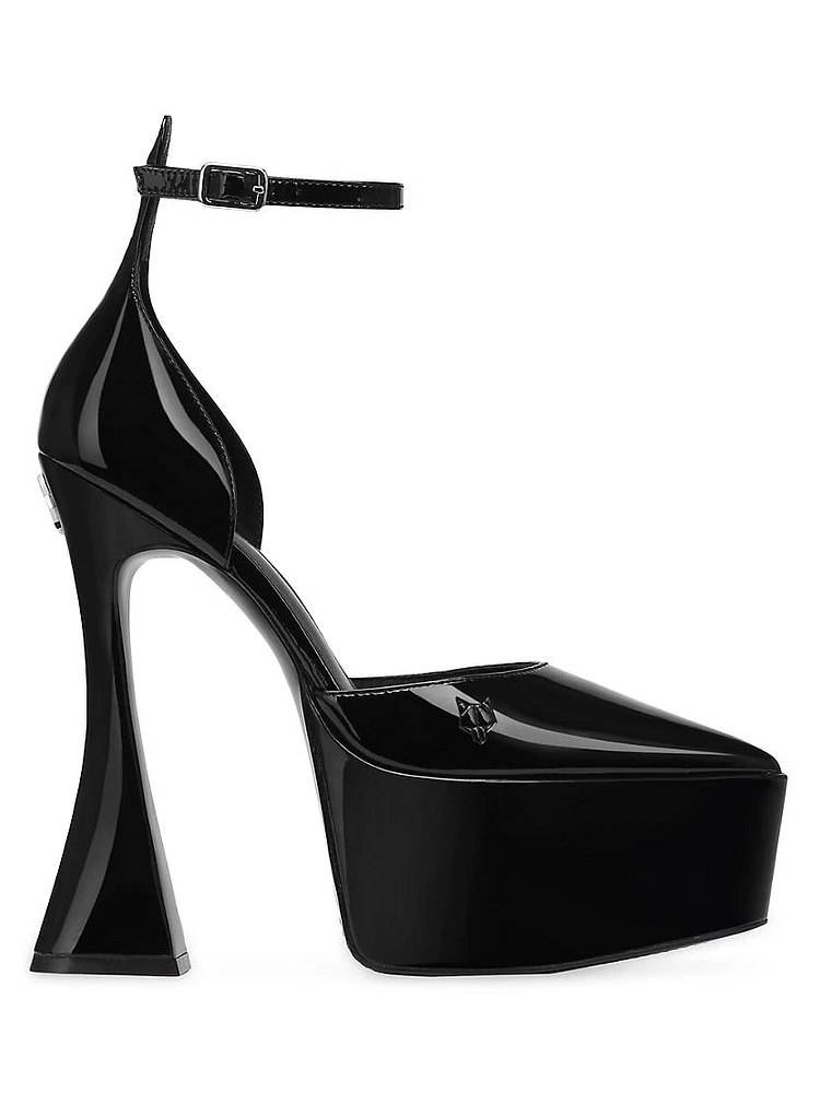 Daria Patent Pumps