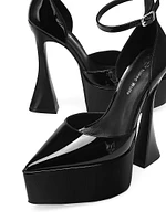 Daria Patent Pumps