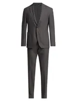 Slim-Fit Wool Single-Breasted Suit