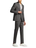 Slim-Fit Wool Single-Breasted Suit