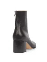 Terra 60MM Leather Ankle Booties