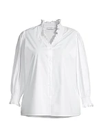 Plus Size Bonnie Cotton Shirt