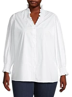 Plus Size Bonnie Cotton Shirt