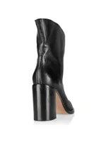 Blaze 90MM Leather Booties