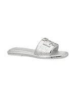 Double T Metallic Sport Slides