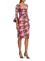 Triana Floral Sheath Dress