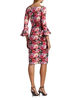 Triana Floral Sheath Dress