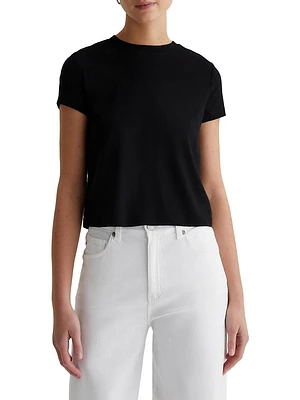 Sadie Cropped Crewneck T-Shirt