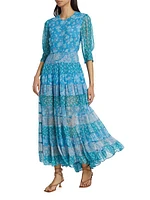 Agyness Tiered Maxi Dress