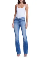 Selma High-Rise Sleek Baby Bootcut Jeans