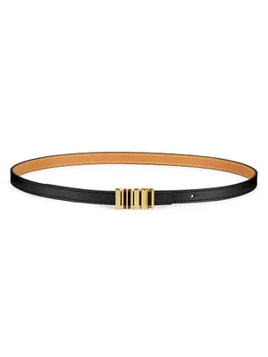 Graphic Logo Leather Belt