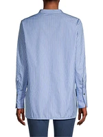 Ellis Cotton Striped Blouse