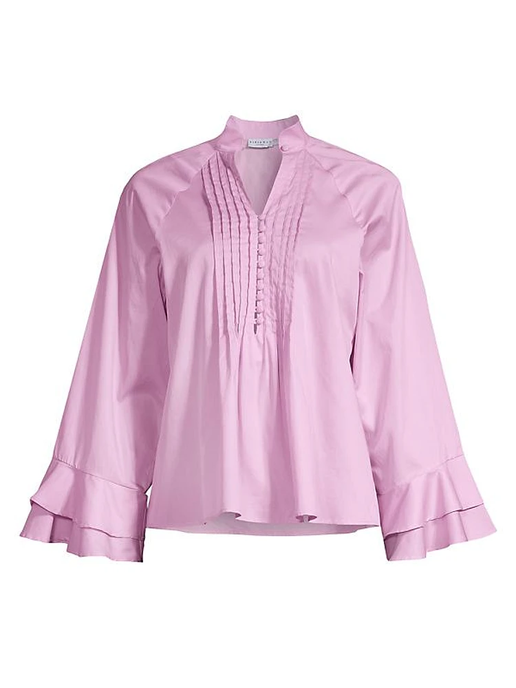 Nagisa Cotton Popover Blouse