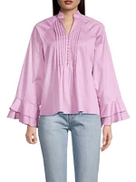 Nagisa Cotton Popover Blouse