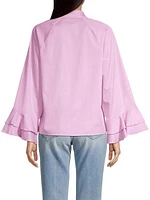 Nagisa Cotton Popover Blouse