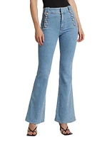 Robertson High-Rise Stretch Flare Sailor Jeans