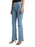 Robertson High-Rise Stretch Flare Sailor Jeans