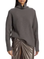 Airy Cashmere & Silk Turtleneck