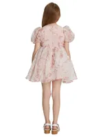 Girl's Penny Organza Mini Dress
