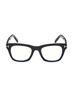 52MM Square Blue-Block Optical Glasses