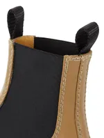 Leather Lug-Sole Chelsea Boots