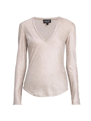 Cashmere V-Neck Top