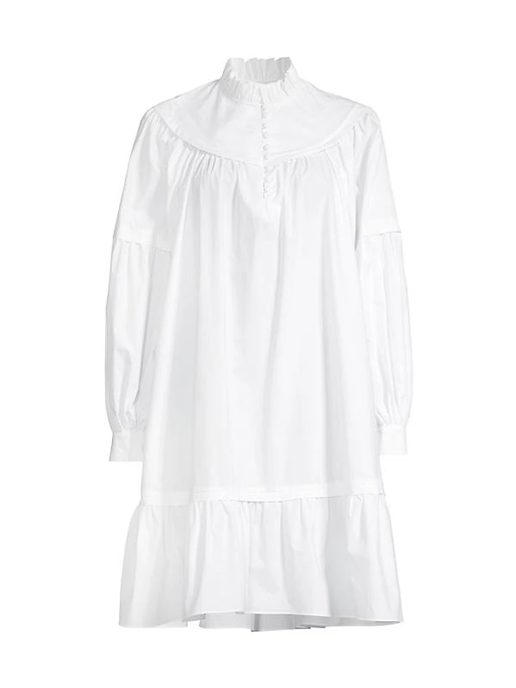 Fiona Cotton Poplin Minidress