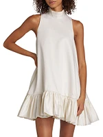 Alcott Silk Trapeze Minidress