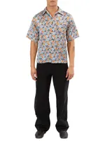 Poker Chip Print Oversized-Fit Shirt