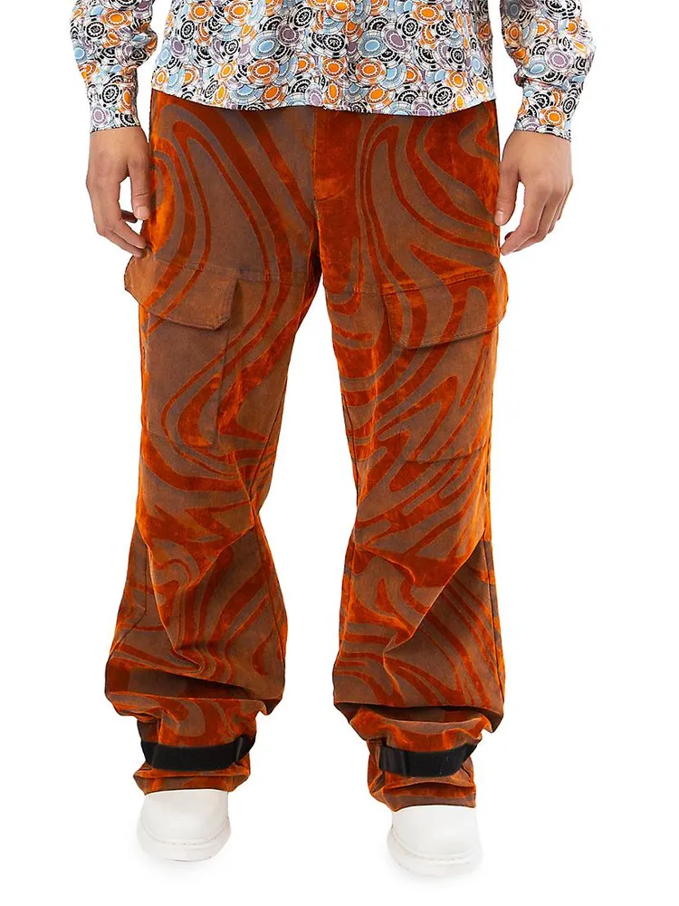 Wide-Leg Cargo Pants