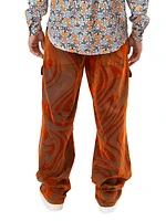 Wide-Leg Cargo Pants