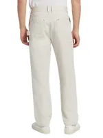 Cotton & Linen-Blend Carpenter Pants